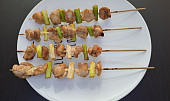 Japonské špízy yakitori