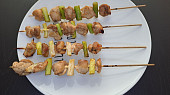 Japonské špízy yakitori