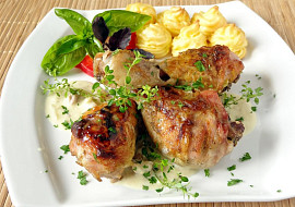 Kuřecí paličky na hořčici