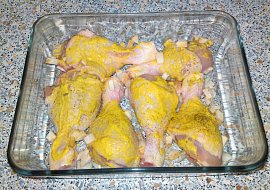 Kuřecí paličky na hořčici