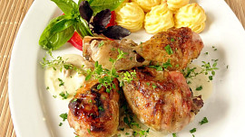 Kuřecí paličky na hořčici