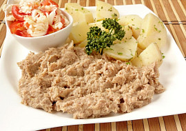 Masové hašé se smaženou cibulkou