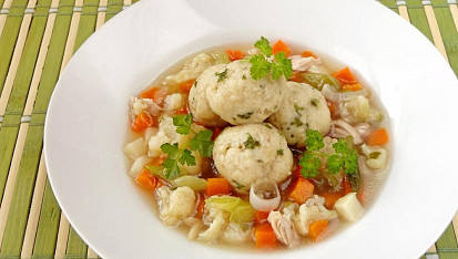 Nivové knedlíčky do polévky