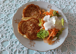 Placičky z vařeného kuřecího masa