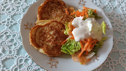 Placičky z vařeného kuřecího masa