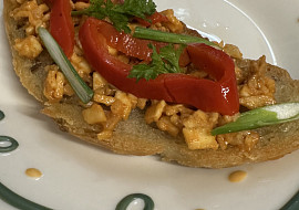 Sýrová pomazánka na topinky à la tatarák (Sýrová pomazánka ala tatarák ❤️)