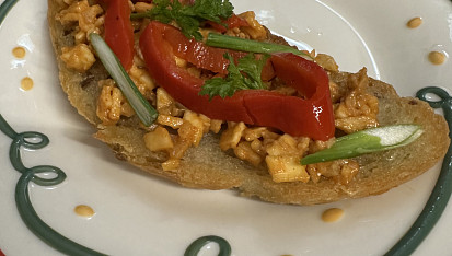 Sýrová pomazánka na topinky à la tatarák, Sýrová pomazánka ala tatarák ❤️