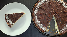 Kokosový dortík s čokoládou