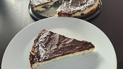 Kokosový dortík s čokoládou