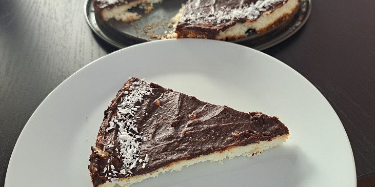 Kokosový dortík s čokoládou