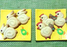 Kuřátka a zajíčci z lineckého těsta