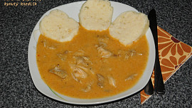 Kuře na paprice se smetanou