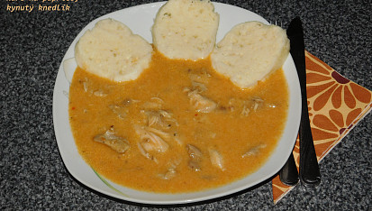 Kuře na paprice se smetanou