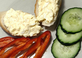 Rychlá vajíčková pomazánka (Jednoduchá, rýchlá, skvelá.)