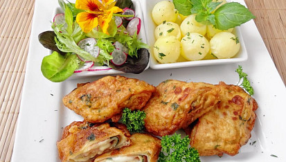 Smažené palačinky v těstíčku