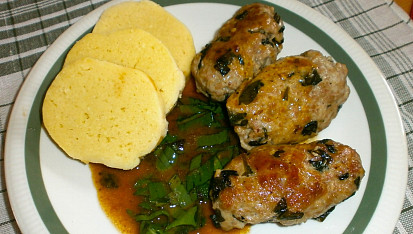 Vepřenky s medvědím česnekem