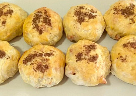 Zelné chlebové placky (mala som iba mletú rascu...)