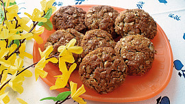 Celozrnné sušenky se slunečnicovými semínky