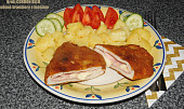 Cordon bleu - plněný řízek
