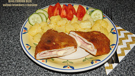 Cordon bleu - plněný řízek