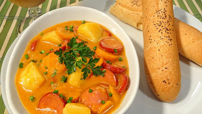 Frankfurtská přesnídávková polévka