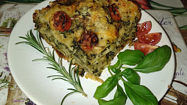 Špenátové lasagne s ricottou
