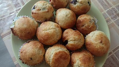 Tvarohové muffiny s ovocem
