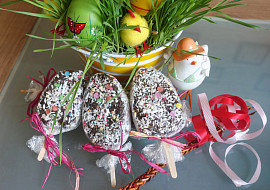 Nepečená velikonoční lízátka