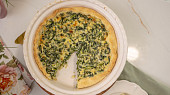 Špenátový quiche