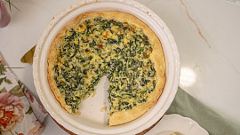 Špenátový quiche
