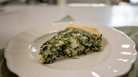 Špenátový quiche