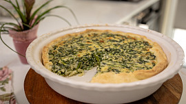 Špenátový quiche