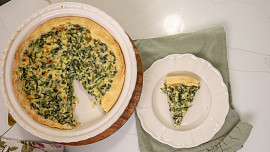 Špenátový quiche