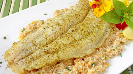 Treska s čočkovým ragú