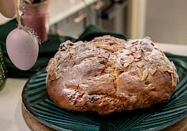 Velikonoční mazanec bez kynutí