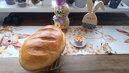 Domácí kmínový chleba