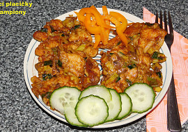 Kuřecí placičky se žampiony