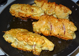 Květákový špíz se salámem