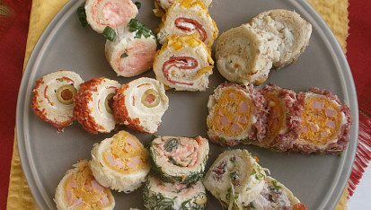 Roládky z toastového chleba