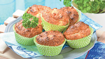 Slané sýrové muffinky