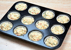 Slané sýrové muffinky