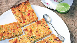 Velikonoční nadívanica se špenátem