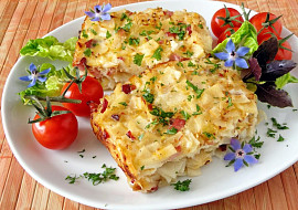 Zapečené flíčky s kysaným zelím