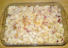 Zapečené flíčky s kysaným zelím