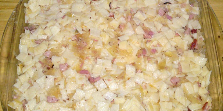 Zapečené flíčky s kysaným zelím