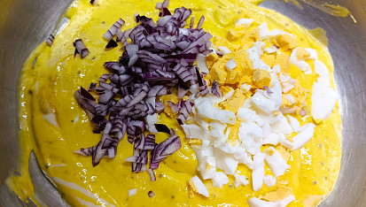 Bramborový salát s hořčicovým křenem