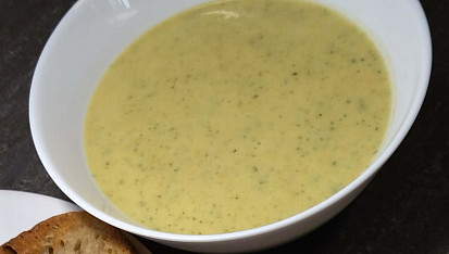 Cuketová krémová polévka, Rýchla a chutná polievka.