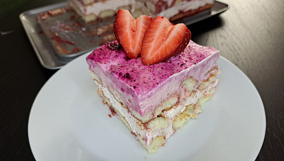 Jahodové tiramisu II
