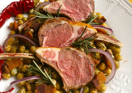 Jehněčí kotletky s pučálkou