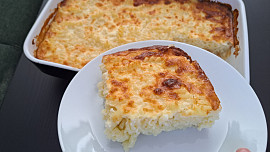 Zapečené makarony se sýrem